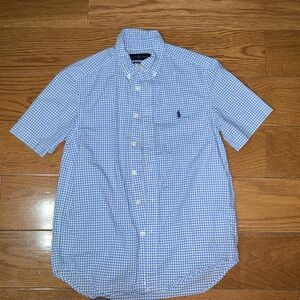 Polo by Ralph Lauren Kids Blue Checkered Button Down Shirt